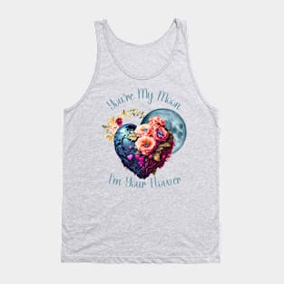 Lunar Bloom: You're my Moon, I'm Your Flower Tank Top